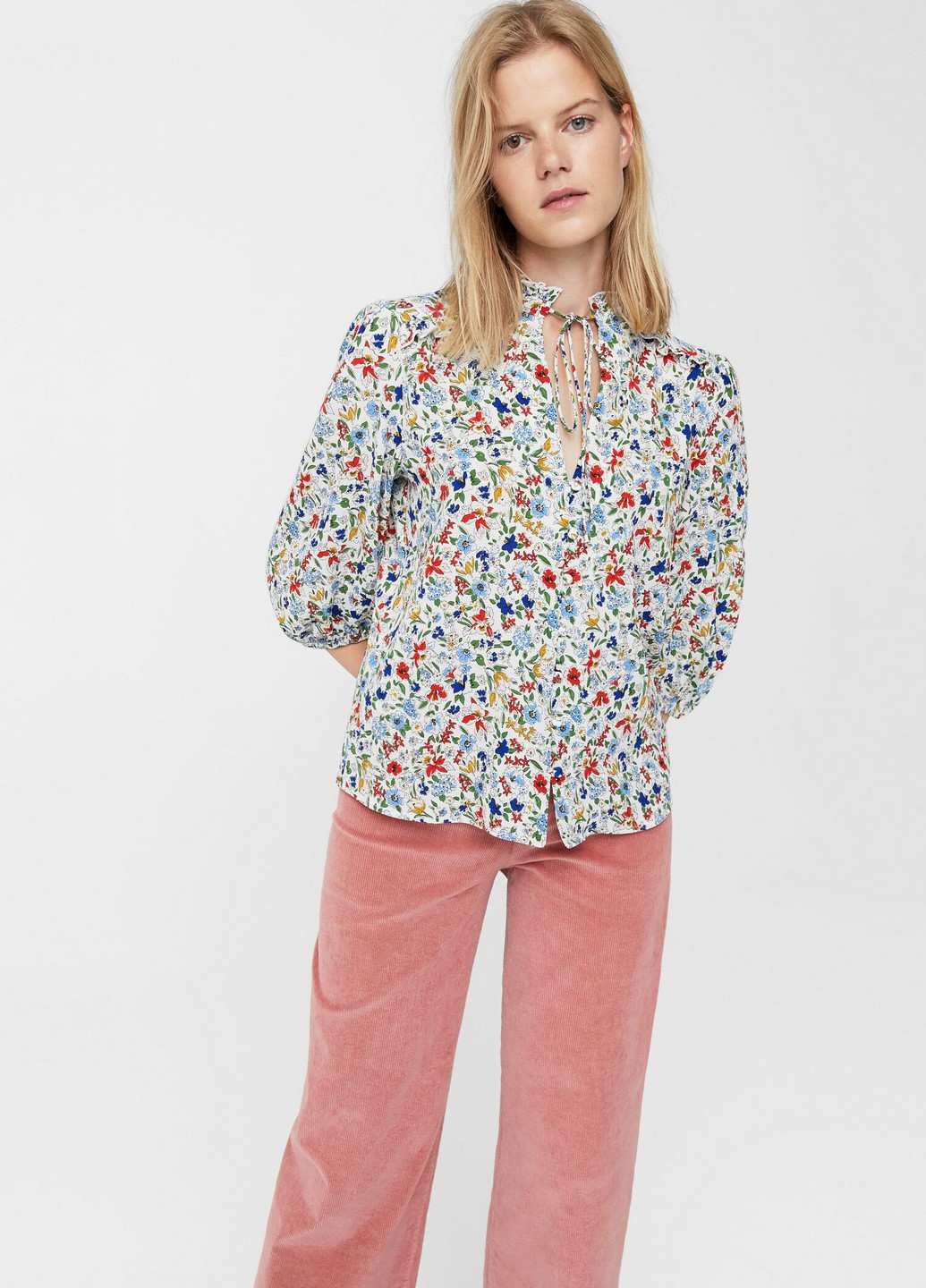 

Блуза Mango XS Белый 13003748_цвет_01