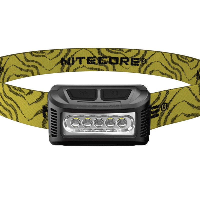 

Фонарь налобный Nitecore NU10 4xLED + RED LED 160 люмен 7 режимов USB черный