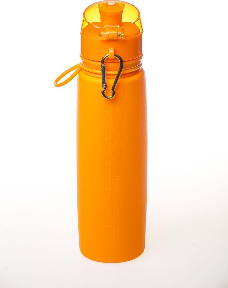 

Бутылка силиконовая спортивная Tramp 700ml orange