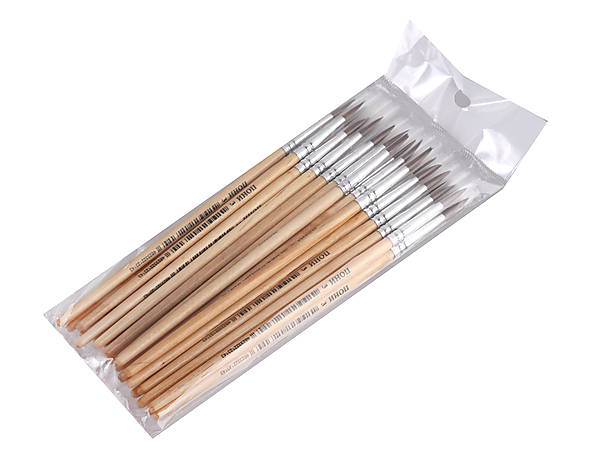 

Кисти пони №3 15.5cм (25 шт в упак) AToys (3-K-P-K)