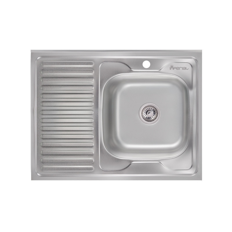 

Накладная кухонная мойка из нержавеющей стали Imperial 6080-R Decor