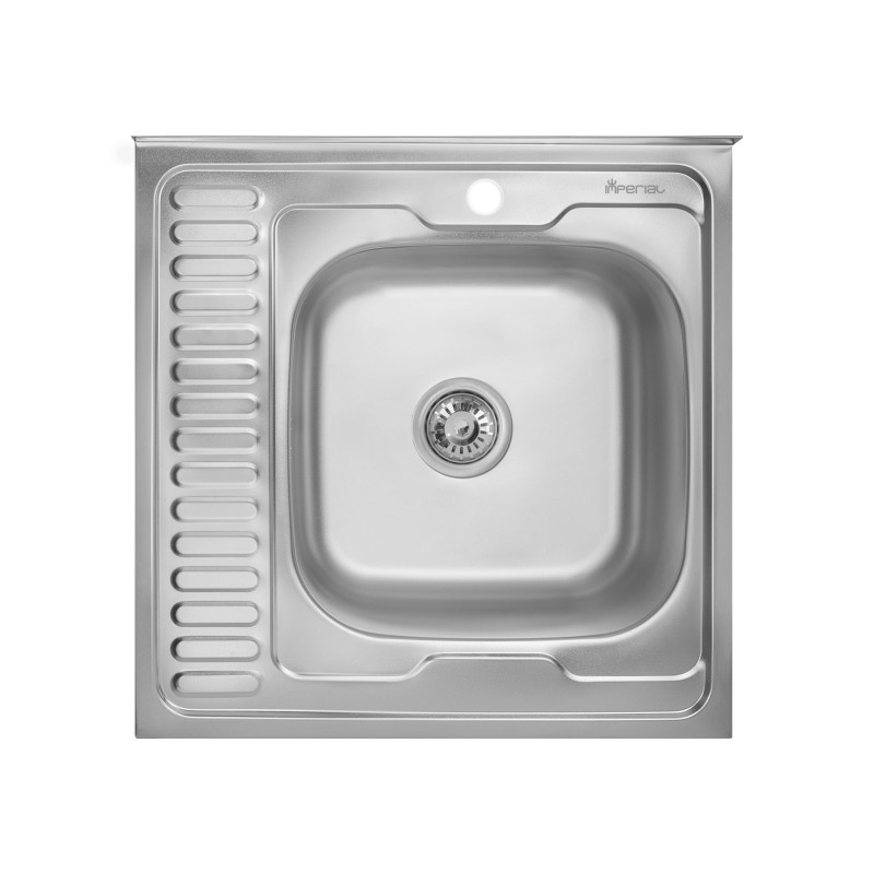 

Накладная кухонная мойка из нержавеющей стали Imperial 6060-R Decor