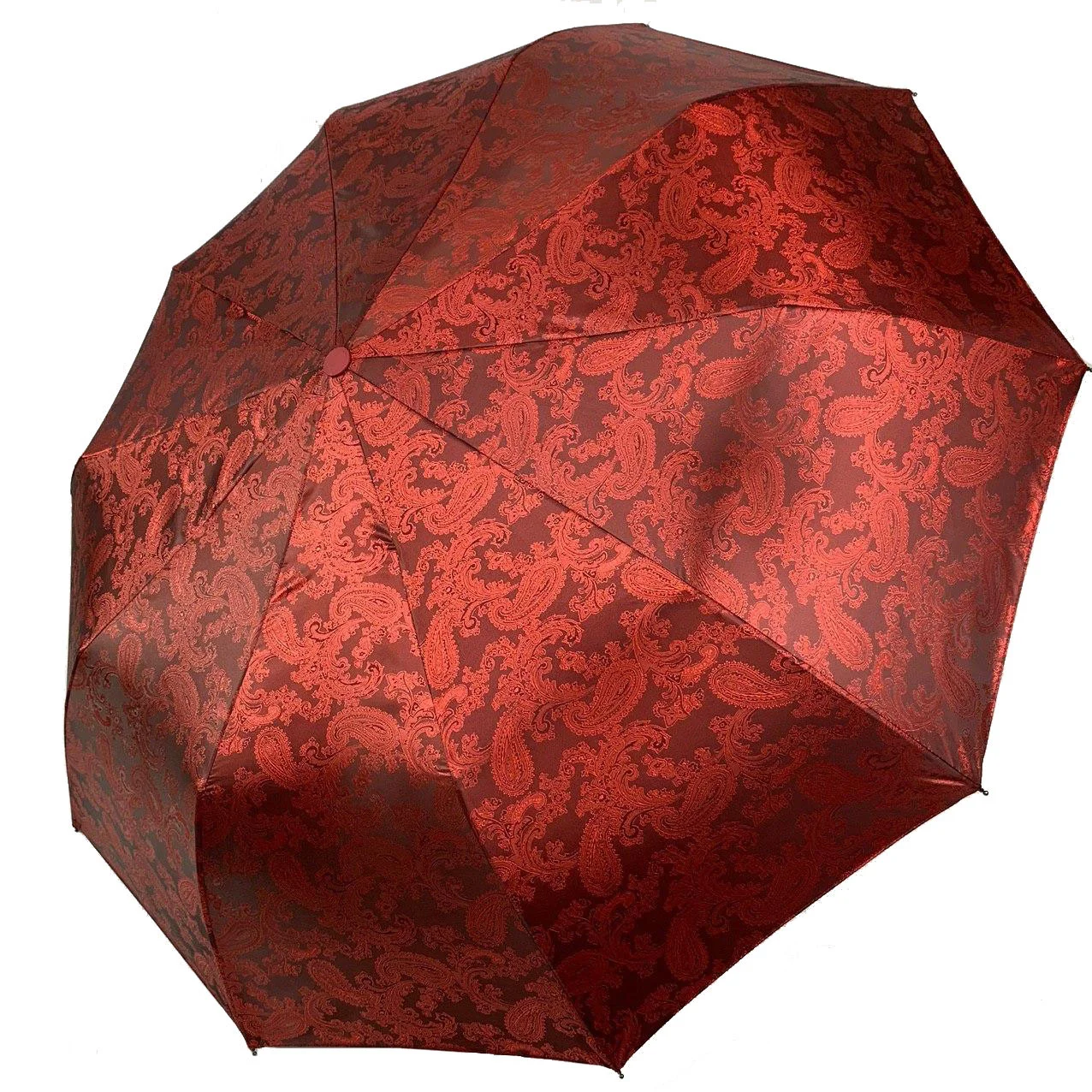 

Зонт женский складной Jacquard Flagman Полуавтомат Bordo