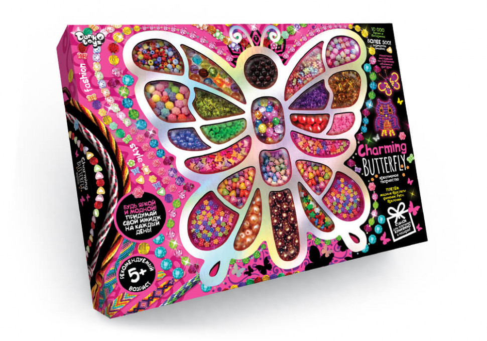 

Набор бисера Danko Toys Charming Butterfly (12020005)