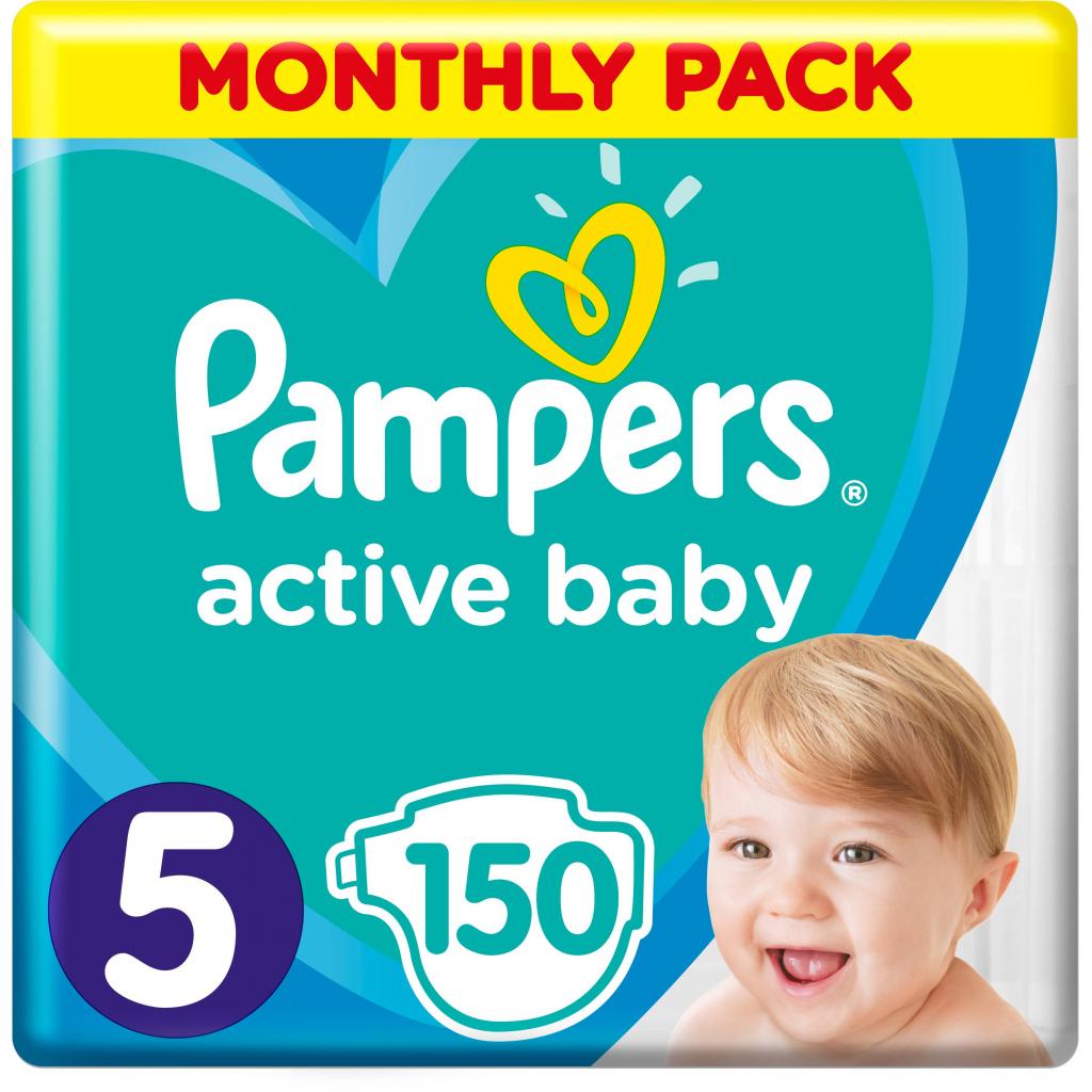 

Подгузник Pampers Active Baby Junior Размер 5 (11-16 кг) 150 шт. (8001090910981)