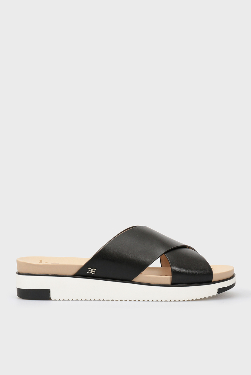 

Женские черные кожаные слайдеры AUDREA Sam Edelman 39 G3787L1001