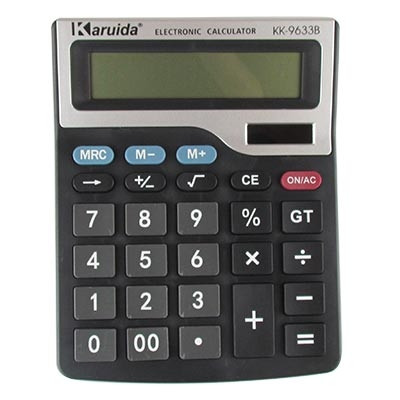 

Калькулятор Karuida electronic КК-9633В большие кнопки