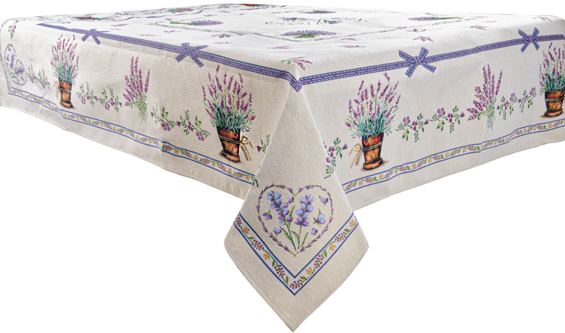 

Скатерть гобеленовая Lefard Lilac 140х240 см