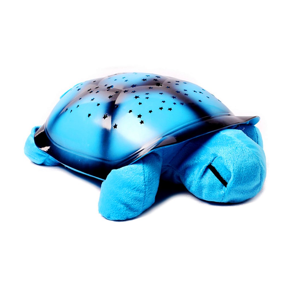 

Проектор звездного неба-светильник Черепаха Snail Twilight musica USB 3 Цвета 4 Мелодий 8 Созвездий Синий
