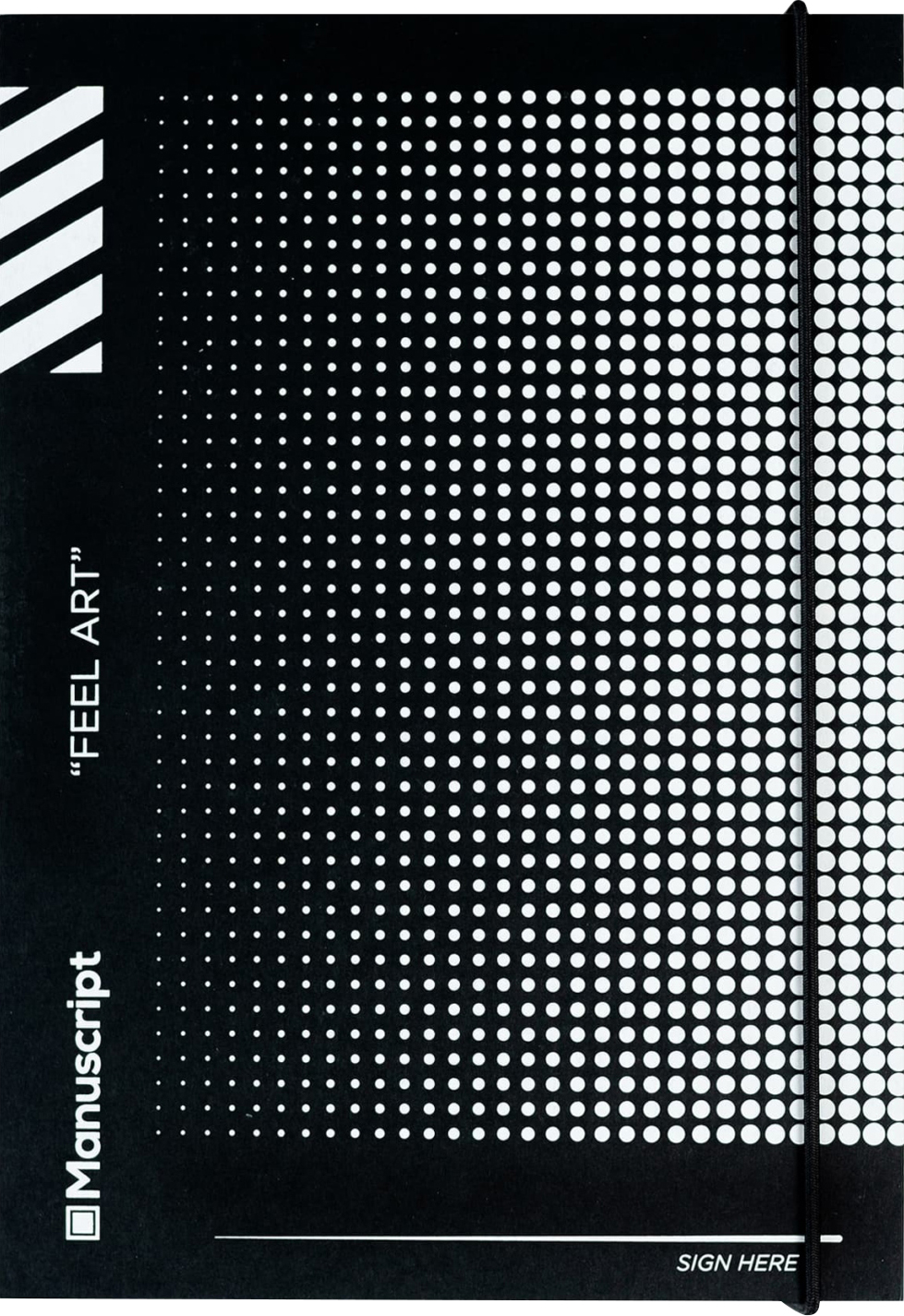 

Скетчбук Manuscript Off-black Dot Plus А5 В точку 160 страниц с открытым переплетом (M - Black Dot+)