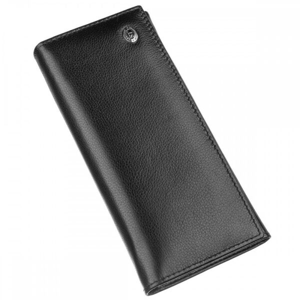 

Женский чёрный кошелёк из натуральной кожи ST Leather 20092