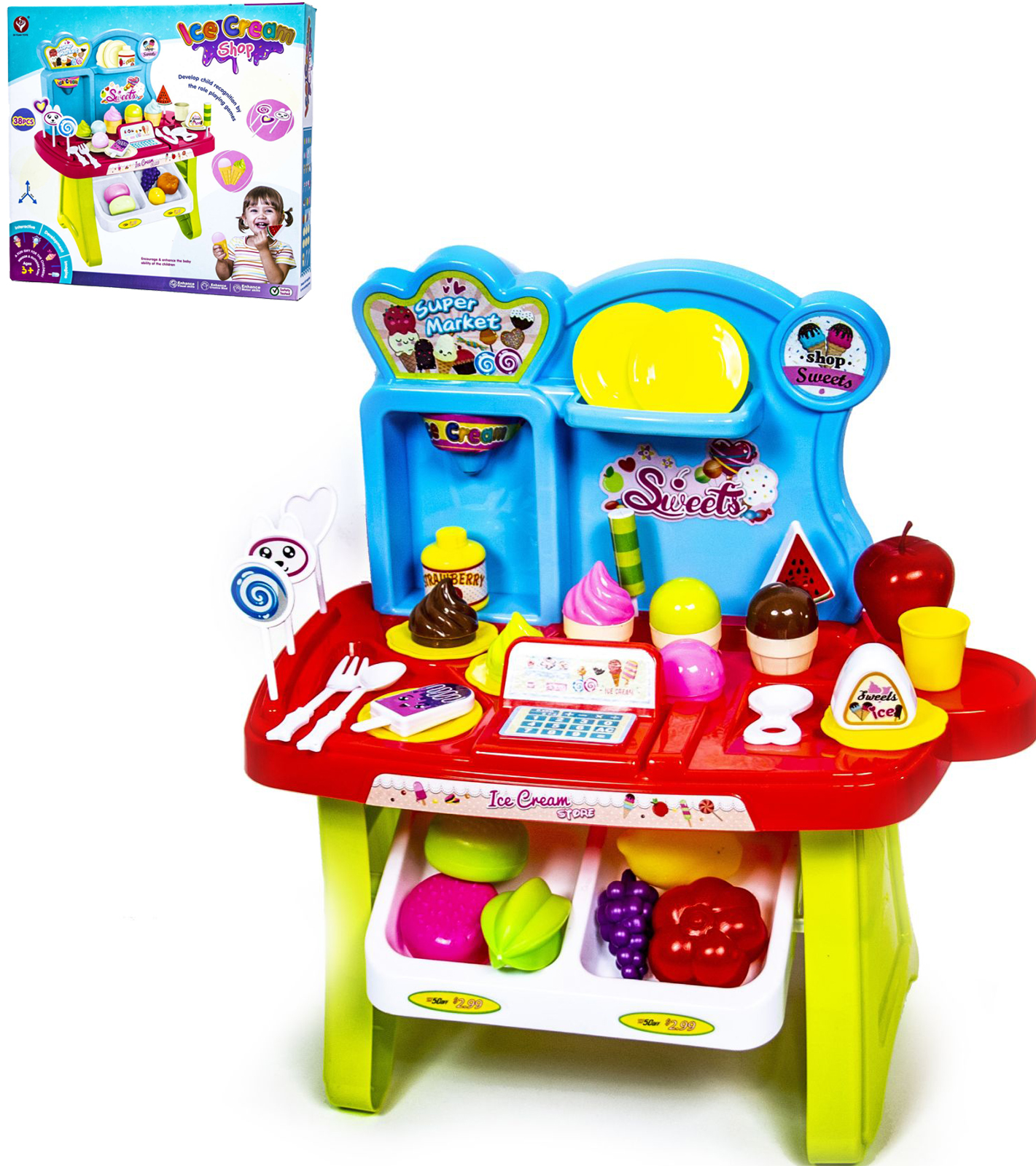 

Детский прилавок сладостей DI YUAN Toys 3+ Голубой 000127360