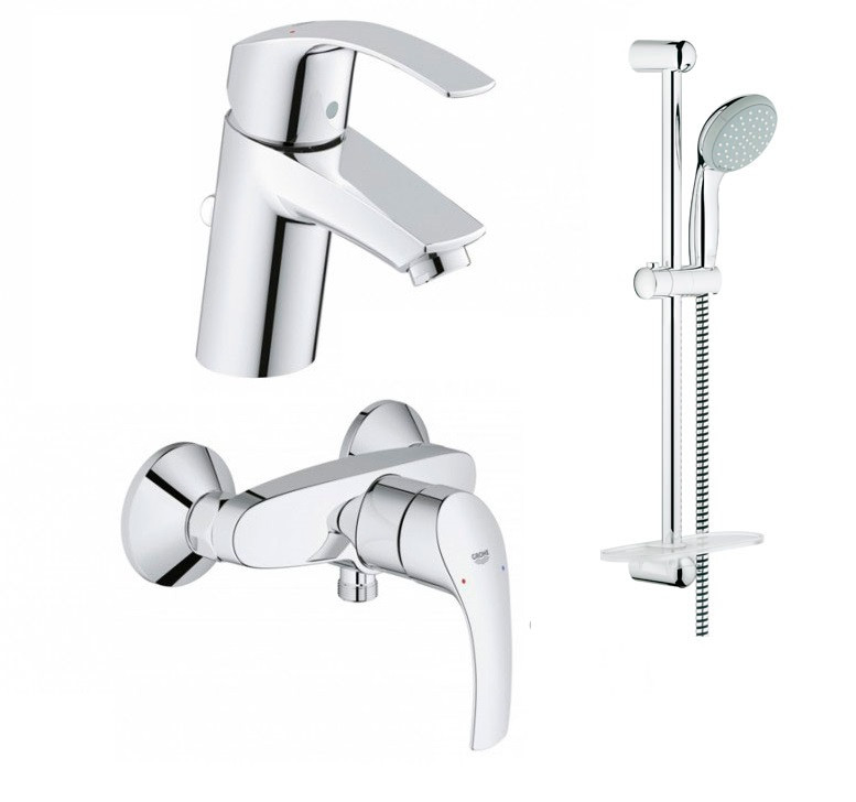 

Набор смесителей Grohe EuroSmart для ванны (123244S)