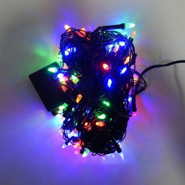 

Гирлянда светодиодная LED300 1-20 RGB черный провод конус-рис (PL000901)