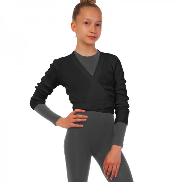 

Кофта разогревочная с длинным рукавом Zelart CO-9031 Черный XS/(100-110 см)