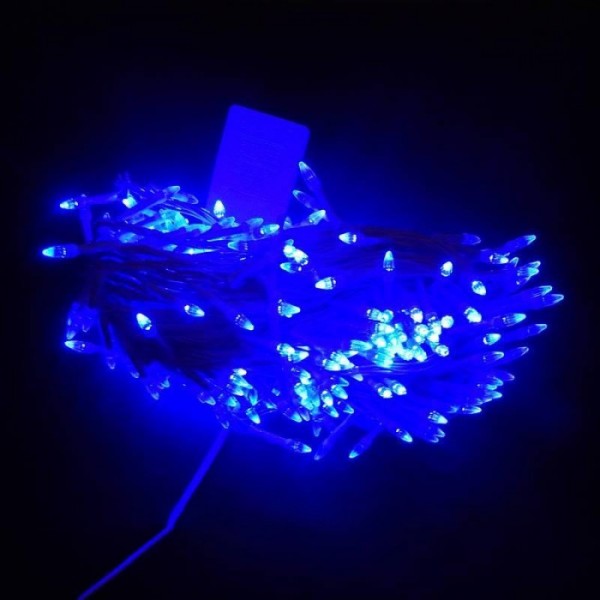 

Гирлянда светодиодная LED500 1-31 синяя/белый провод конус-рис (PL000896)