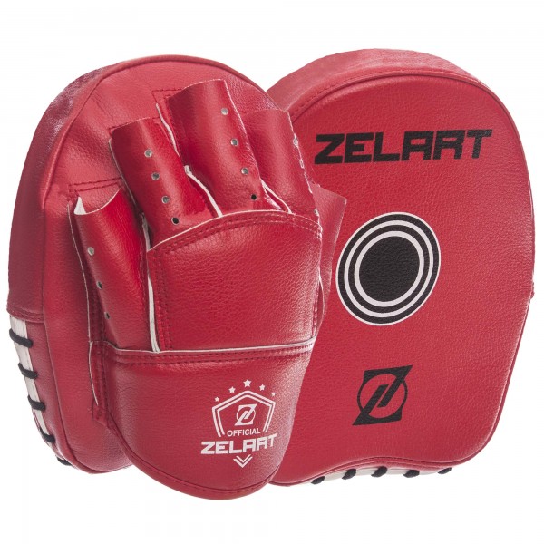 

Лапы/макивары Лапа Изогнутая из PU (2шт) ZELART BO-1418,красный (PL000979)