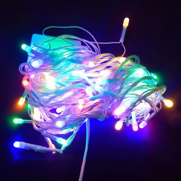 

Гирлянда светодиодная LED100 1-41 RGB белый провод перламутр 4 мм (PL000911)