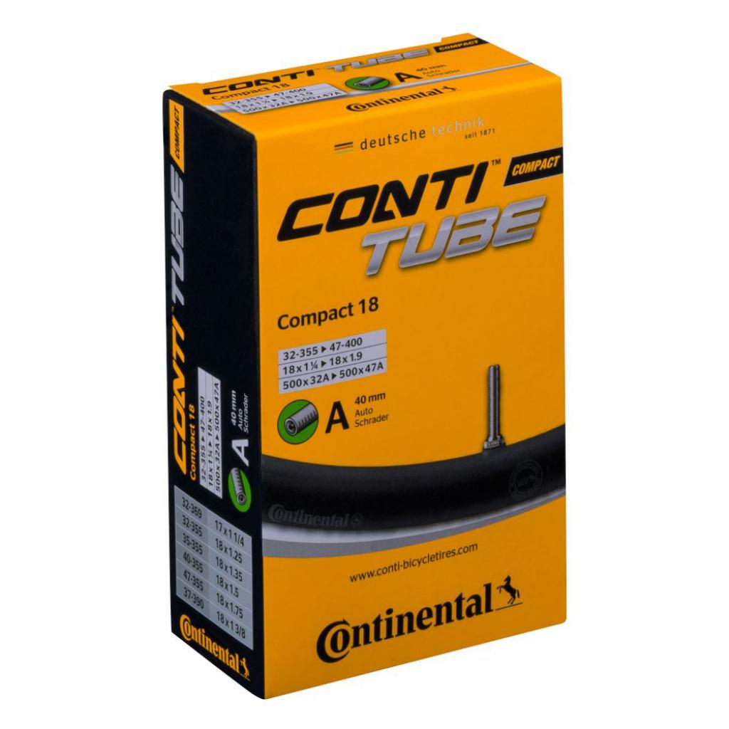 

Велосипедная камера Continental Compact 18" 32-355 / 47-400 RE AV40mm (180026)