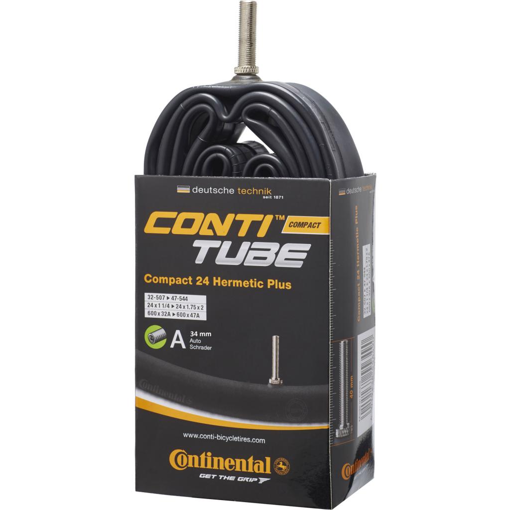 

Велосипедная камера Continental Compact Hermetic Plus 24" 24x1 1/4 - 24x1.75x2 (182231)