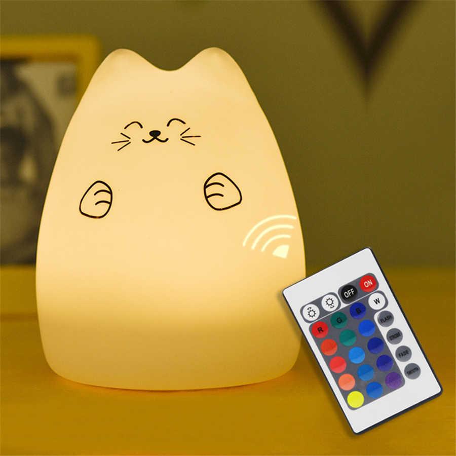 

Силиконовый ночник «Котик с лапками» 3DTOYSLAMP с пультом ДУ