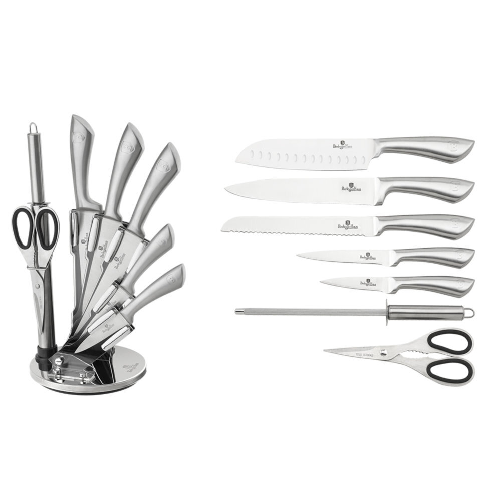 

Набор ножей Berlinger Haus Infinity Line Silver из 8 предметов BH-2041