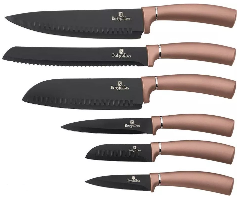 

Набор ножей Berlinger Haus Metallic Line Rose Gold Edition 6 предметов BH-2543