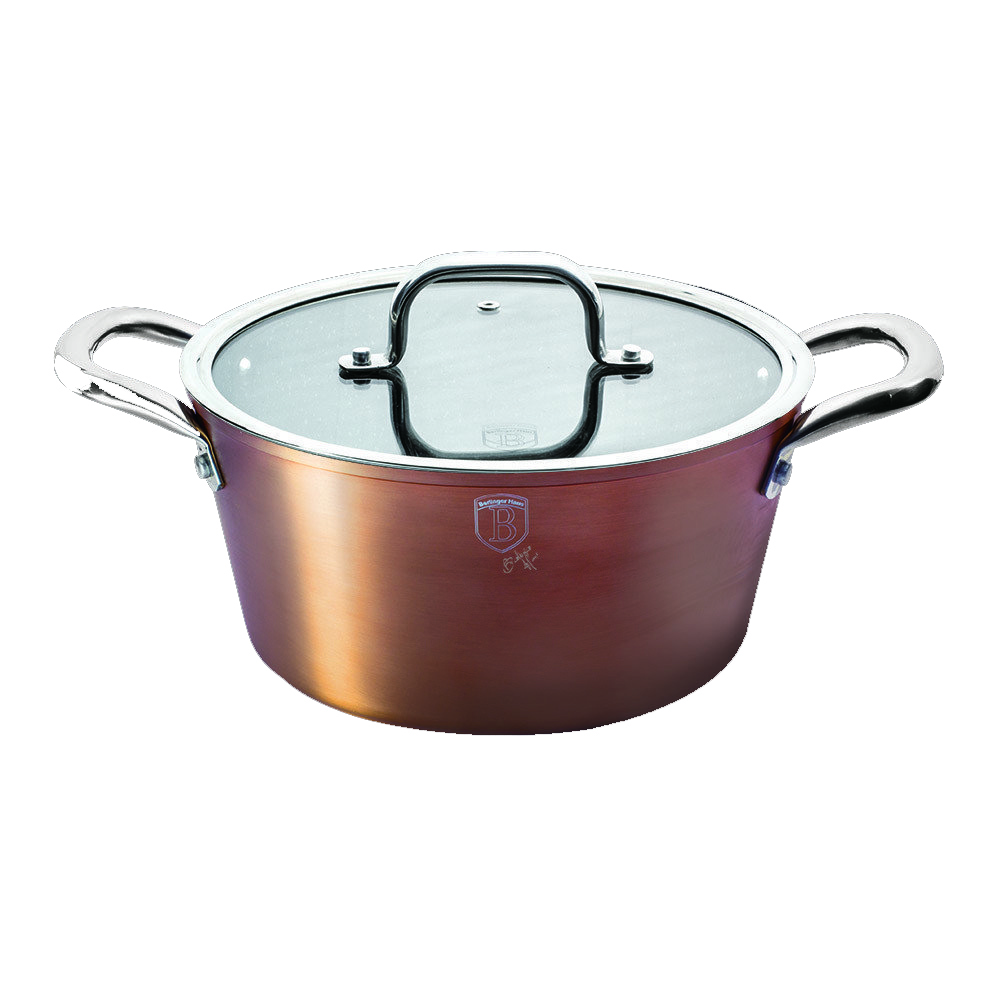 

Кастрюля Berlinger Haus Bronze Royal Collection D24 см 4.1 л Алюминий BH-1689