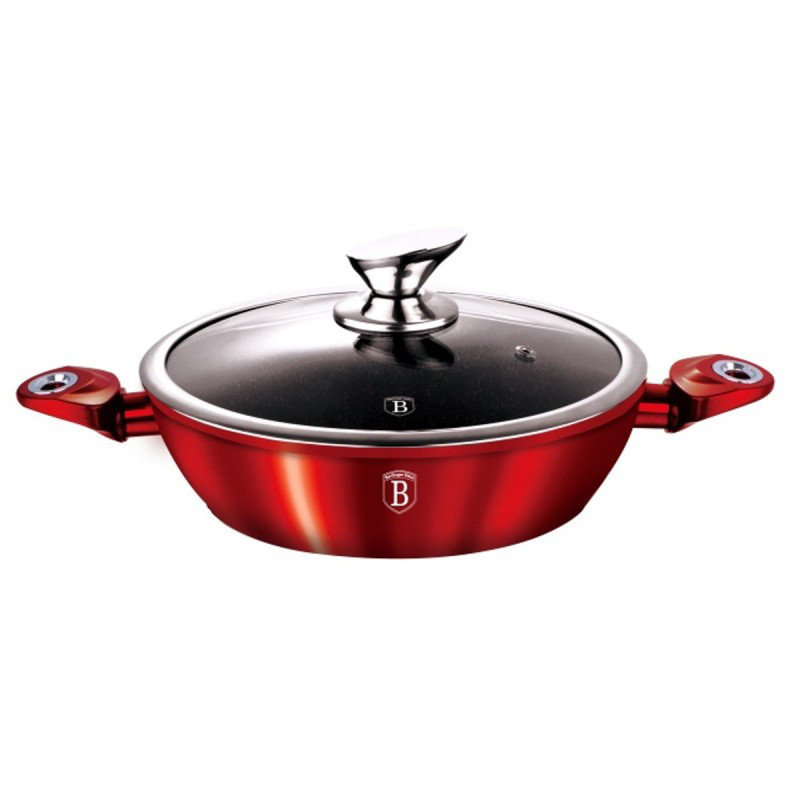 

Сотейник Berlinger Haus Burgundy Metallic Line D28 см с крышкой алюминий BH-1263N