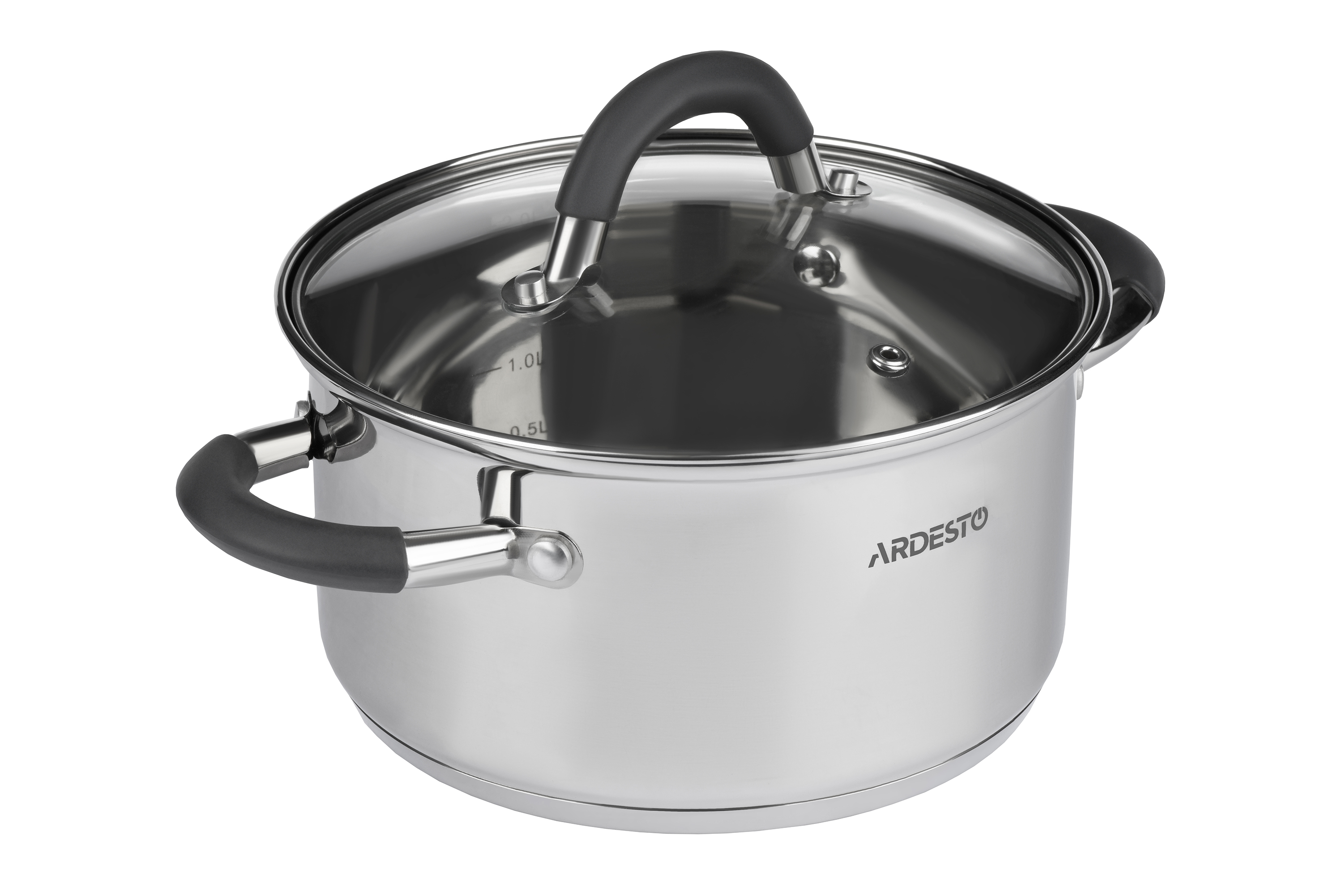 

Кастрюля с крышкой Ardesto Gemini D20 см 3.6 л Нержавеющая сталь AR1936CS