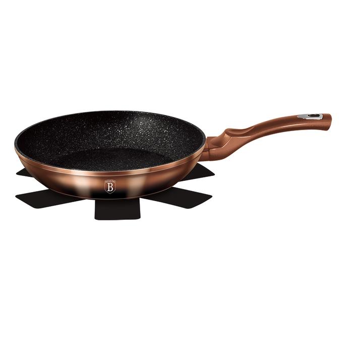 

Сковорода Berlinger Haus ROSE GOLD NOIR Metallic Line D28 см алюминий BH-1888
