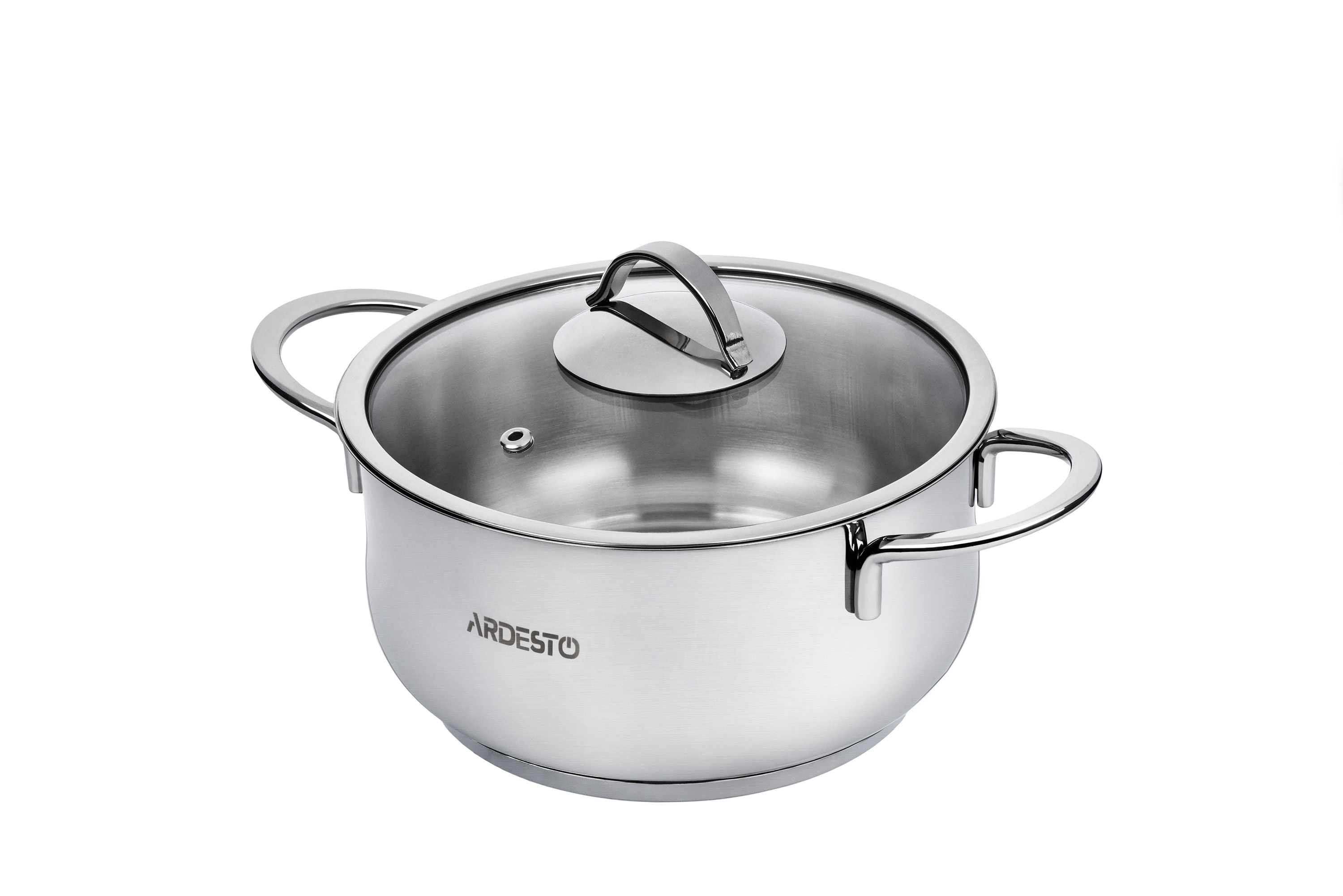 

Кастрюля Ardesto Black Mars с крышкой D16 см 1.8 л Нержавеющая сталь AR0718S