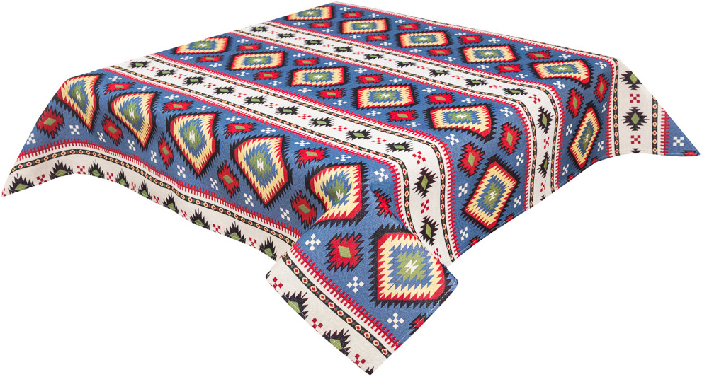

Скатерть гобеленовая Limaso JAIMA031-300 Карпатские мотивы 137х300 см Синяя