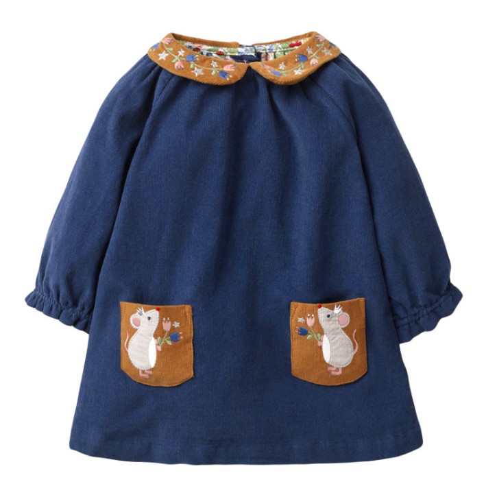 

Платье для девочки Mousy, синий Little Maven (92 / 2 года ) Синий