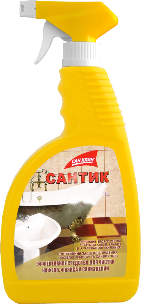 Засіб для чищення Сан Клин Сантик для сантехніки з розпилювачем 750 мл ...