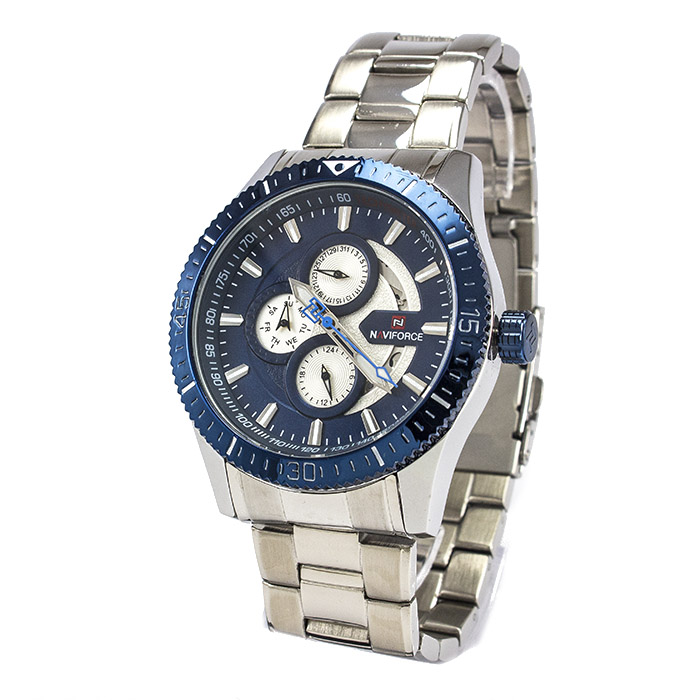 

Часы Naviforce 9140SVB Silver-Blue