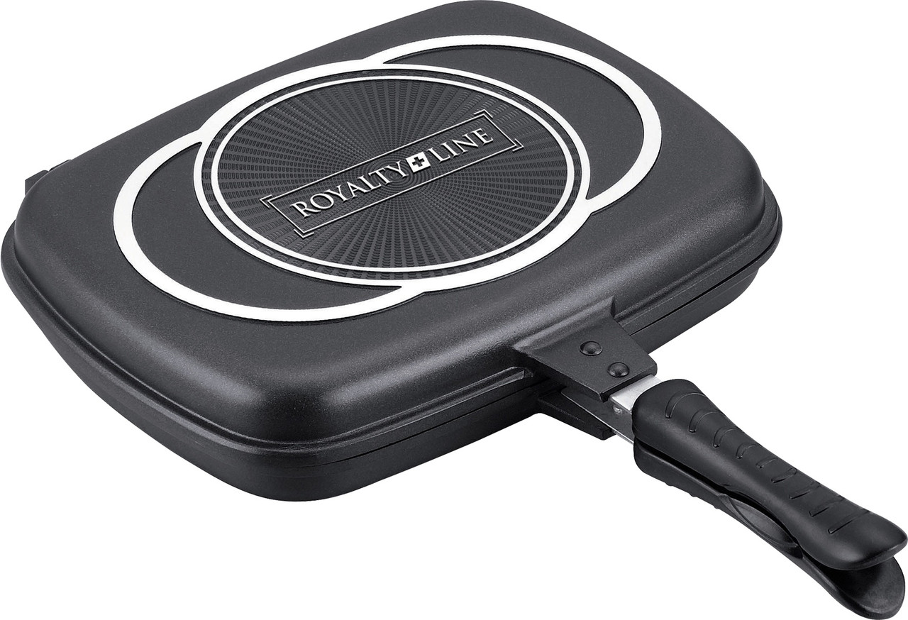 

Сковорода двусторонняя GRILL Master Royalty Line RL-DF28 Cooper