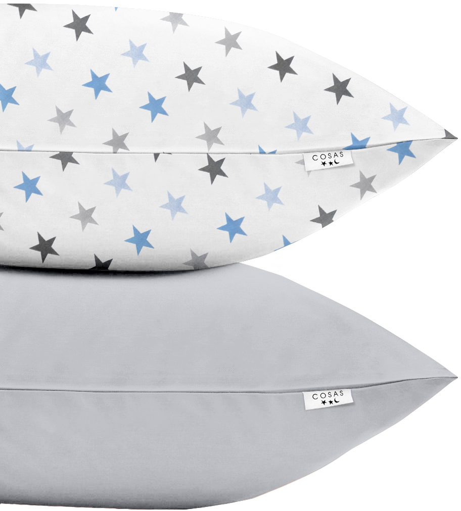 

Набор наволочек Cosas StarGreyBlue Grey 40х60 2 шт (SetPillow_StarGreyBlue_Grey_40х60)