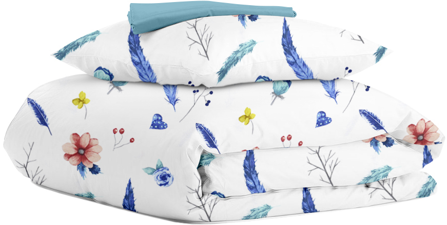 

Комплект постельного белья Cosas Aquarelle Sky 200х220