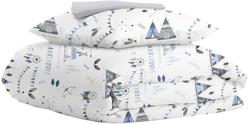 

Комплект постельного белья Cosas WigwamDream El140-Grey 180х220 (WigwamDream_El140-Grey_180)