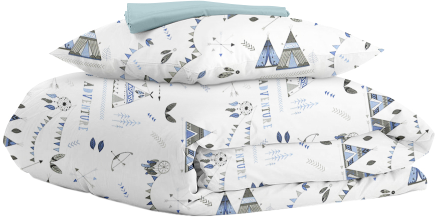

Комплект постельного белья Cosas WigwamDream El180-Blue 200х220 (WigwamDream_El180-Blue_200)