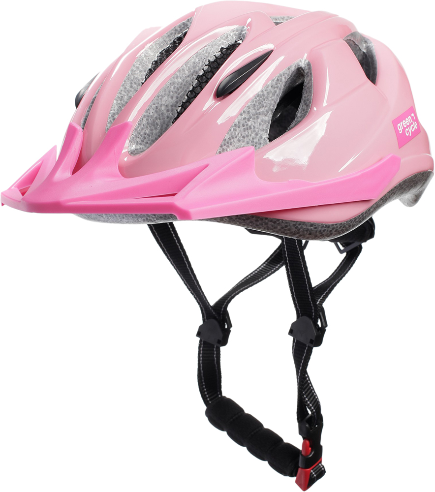

Велосипедный детский шлем Green Cycle Frida 50 - 56 см Розовый (HEL-47-36)