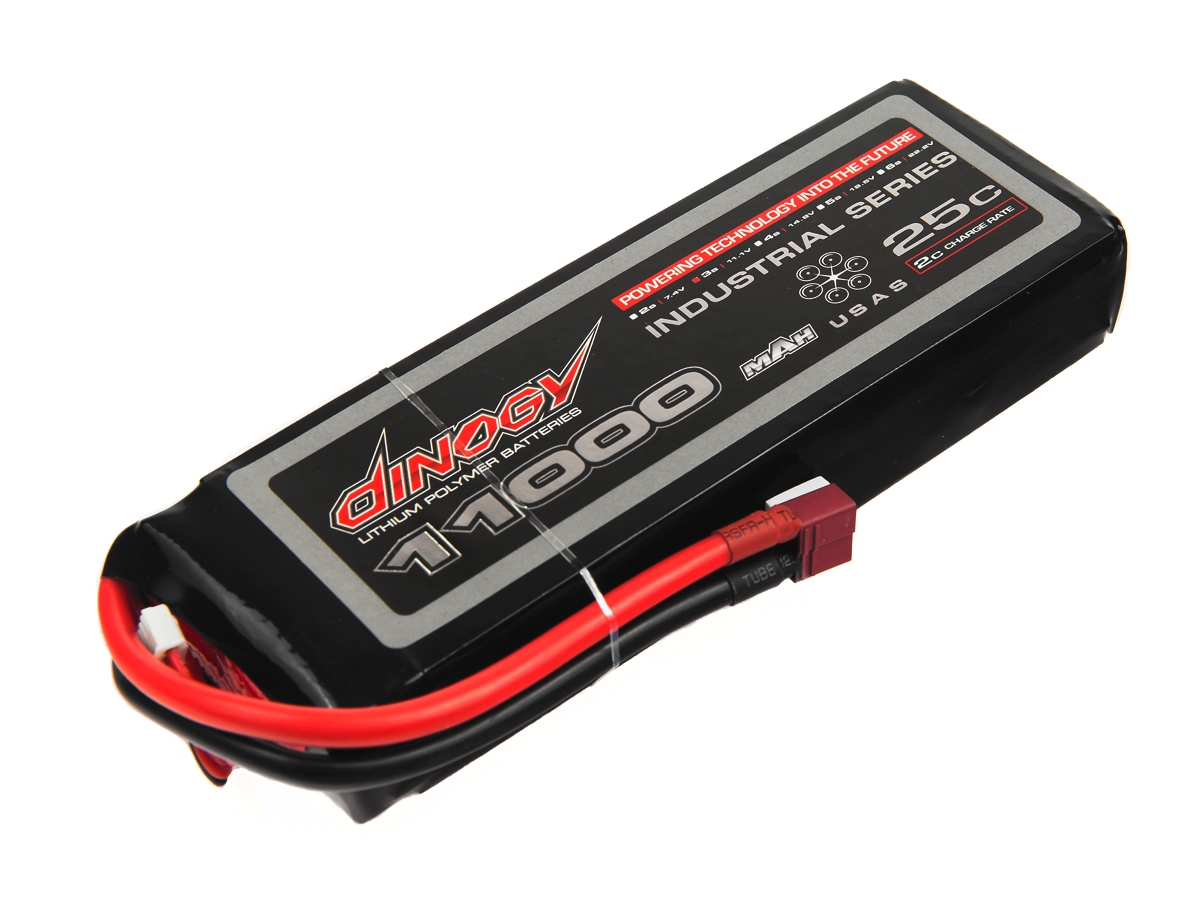 

Аккумулятор Dinogy Li-Pol 11000mAh 11.1V 3S 25C 30x61x178мм T-Plug