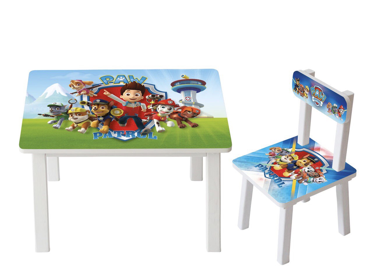 

Столик детский и стульчик Toys высота 43,5 см. 60/40 Щенячий патруль BSM2К-17