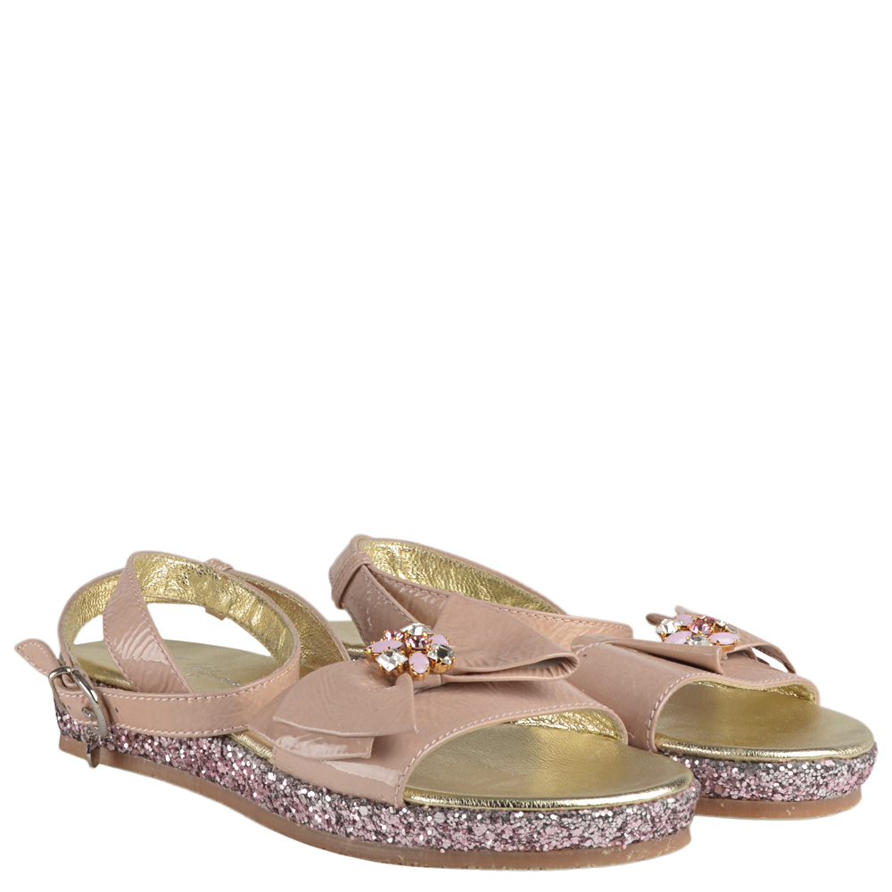 

Босоножки Miss Blumarine b9807 золотисто-розовые 31 золотистый