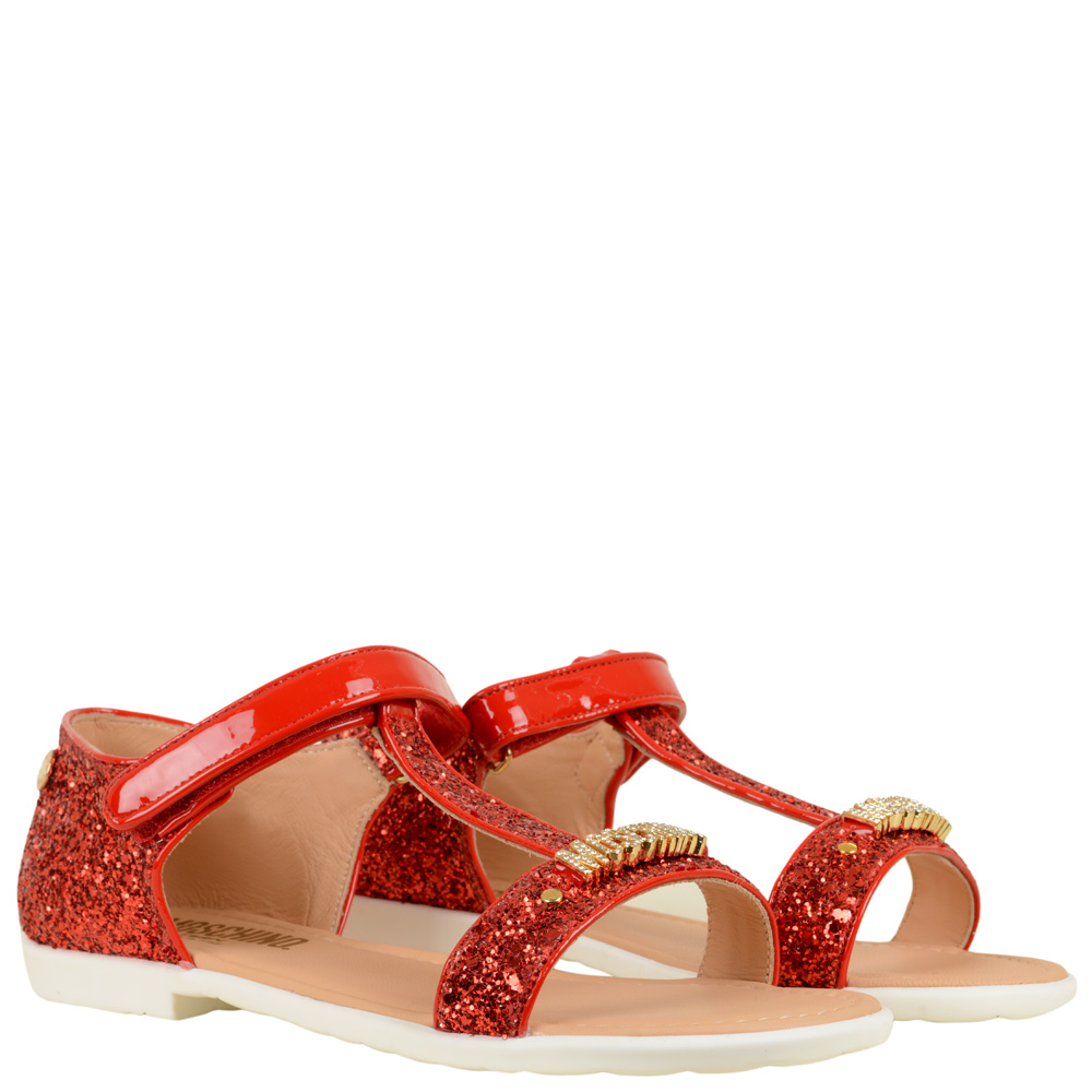 

Босоножки Moschino 26019 glitter rosso 39 красный