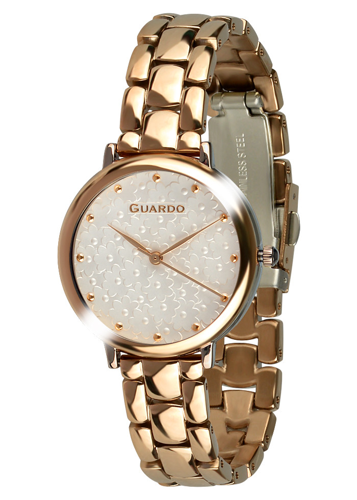 

Часы женские Guardo 012503-5 розовое золото