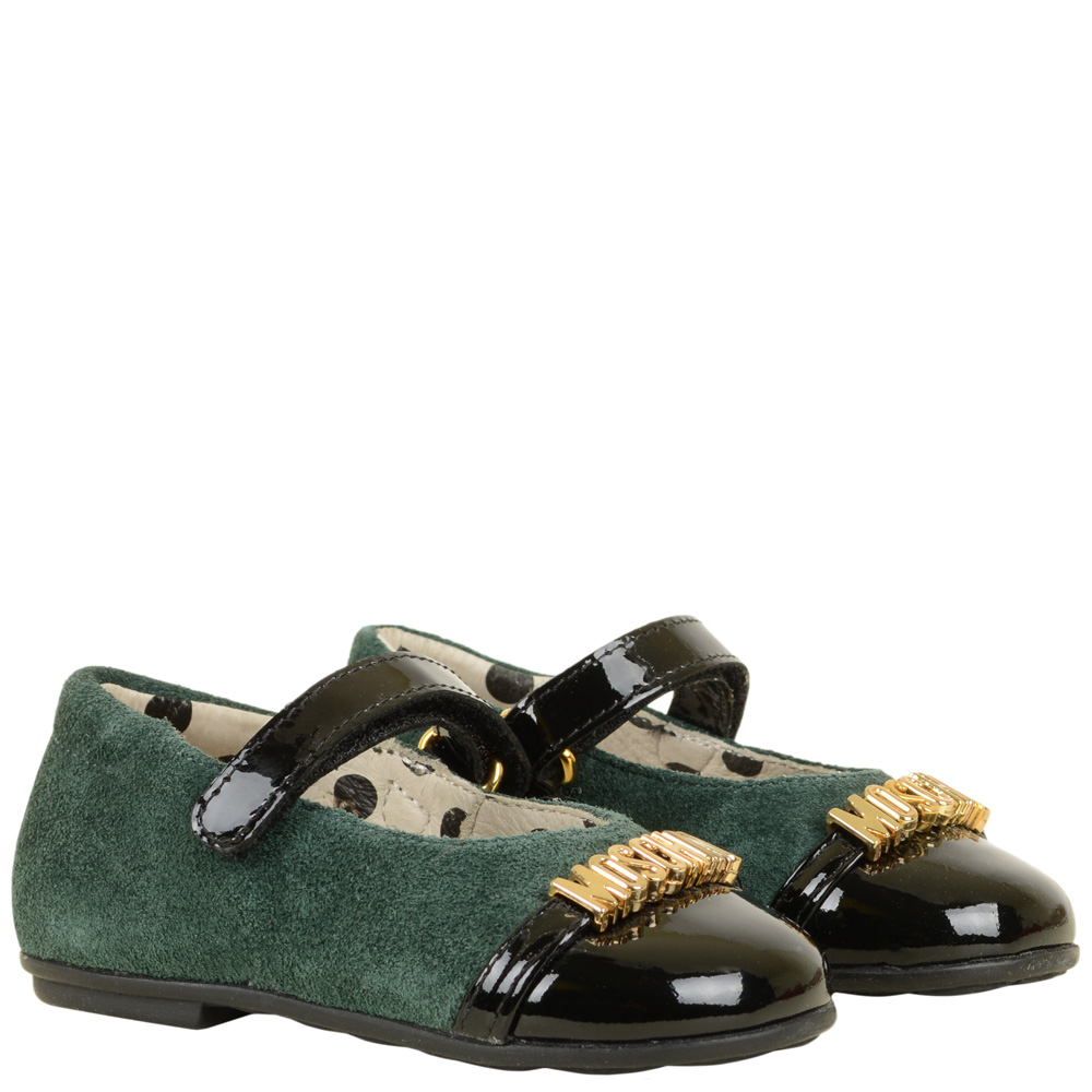 

Туфли Moschino 25258 зеленые 22 зеленый