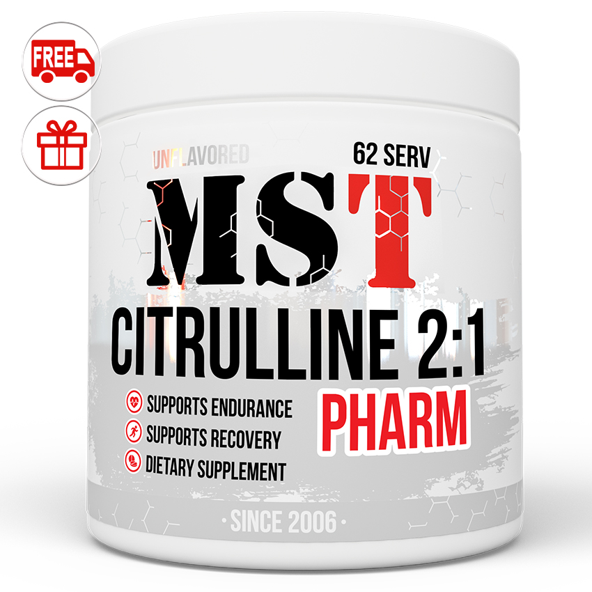 

Предтренировочный комплекс MST Nutrition Citrulline 2:1 250 грамм