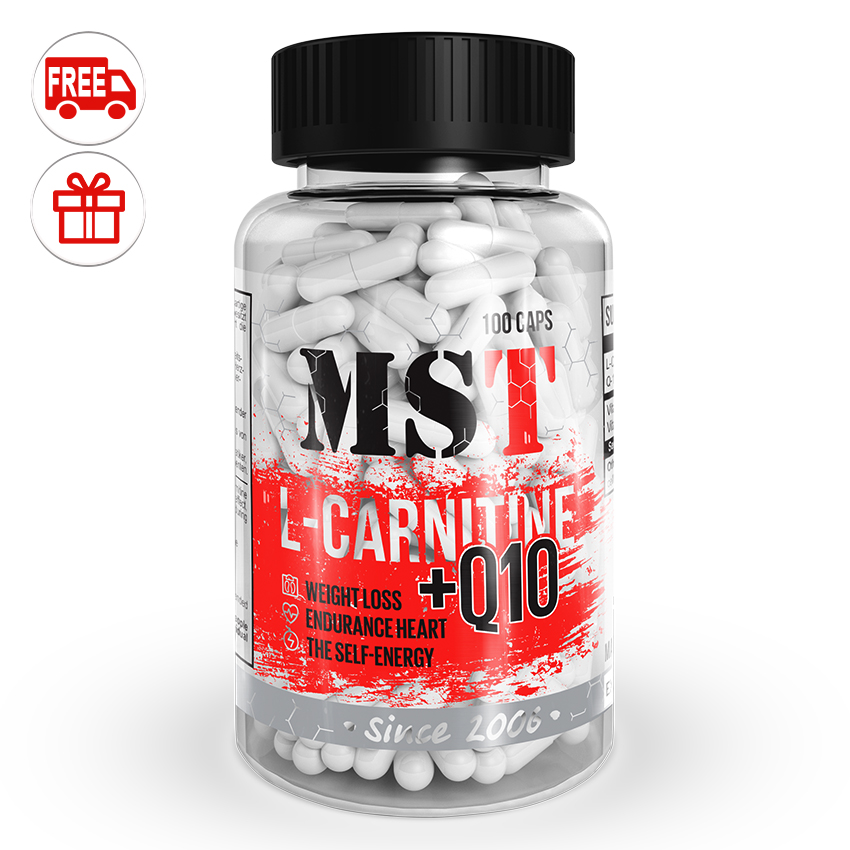 

Жиросжигатель MST Nutrition L-CARNITINE Q10 100 капсул